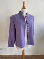 Alma Mater: Nieuw, lila linnen colbertje. Maat 40, Kleding | Dames, Maat 38/40 (M), Alma Mater, Paars, Nieuw