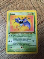 Zubat Pokémon Kaart - Fossil 1st Edition (Nederlands), Ophalen of Verzenden, Gebruikt, Losse kaart