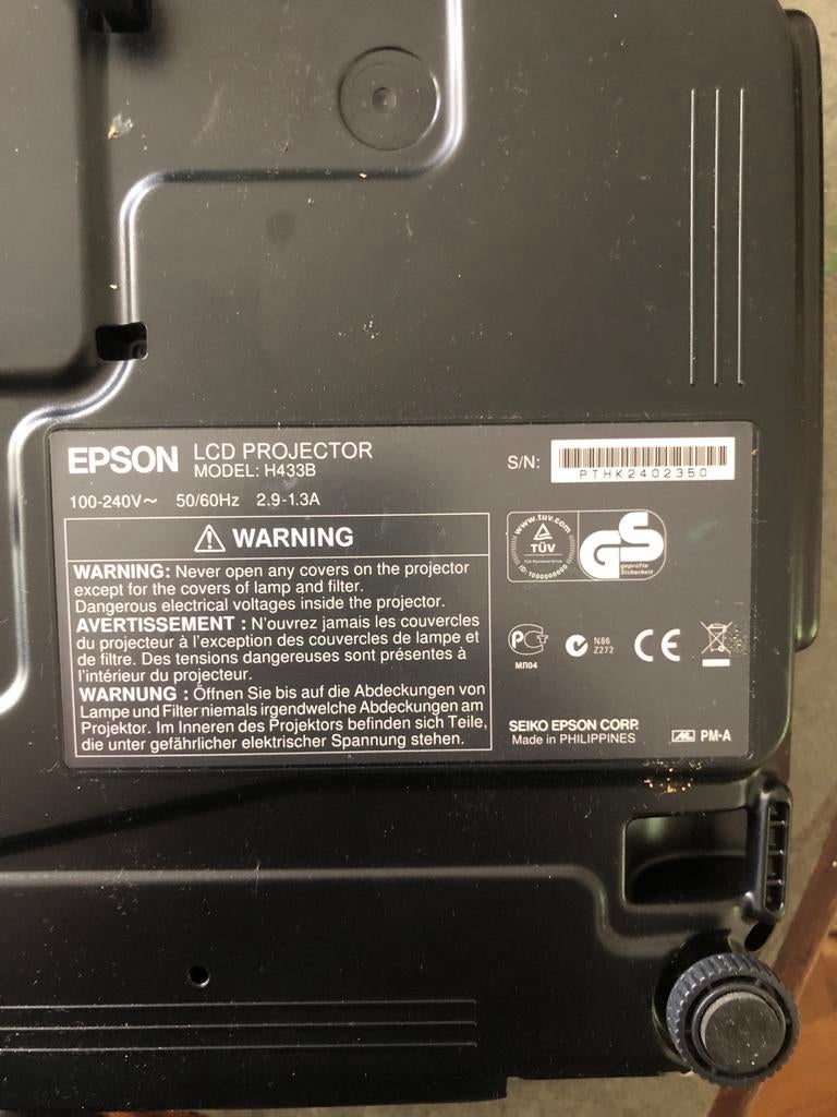 Epson EB-S02 LCD Projector met afstandsbediening, Ophalen of Verzenden, Gebruikt