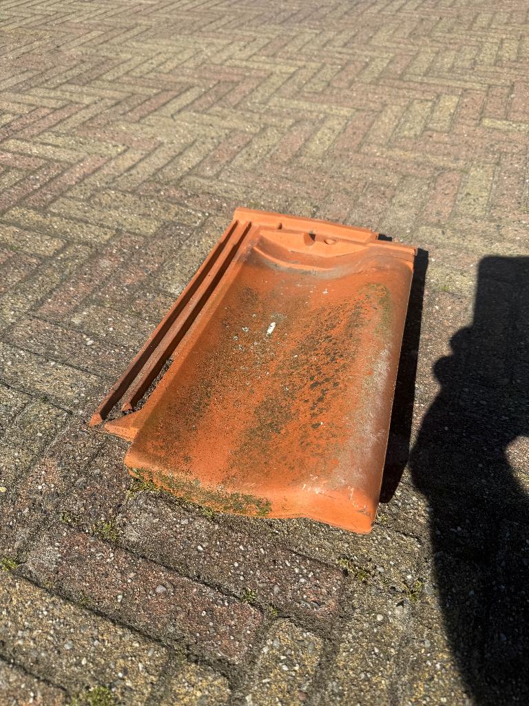 Dakpan Holle Mulden pand 540 st (40 m2) incl nokvorsten, Ophalen, Gebruikt, Steen of Klei, 15 m² of meer