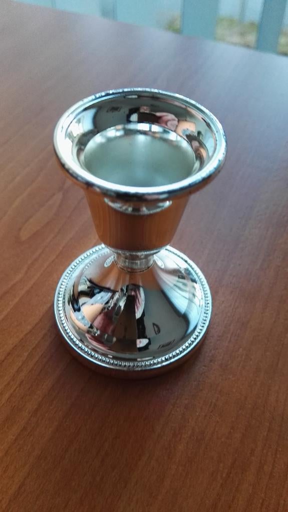 Te koop: kandelaar., Ophalen, Gebruikt, Zilver, Kandelaar