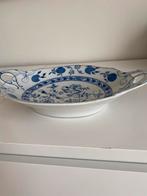 Ovale porseleinen schaal met handvaten louis Regout mosa, Ophalen of Verzenden