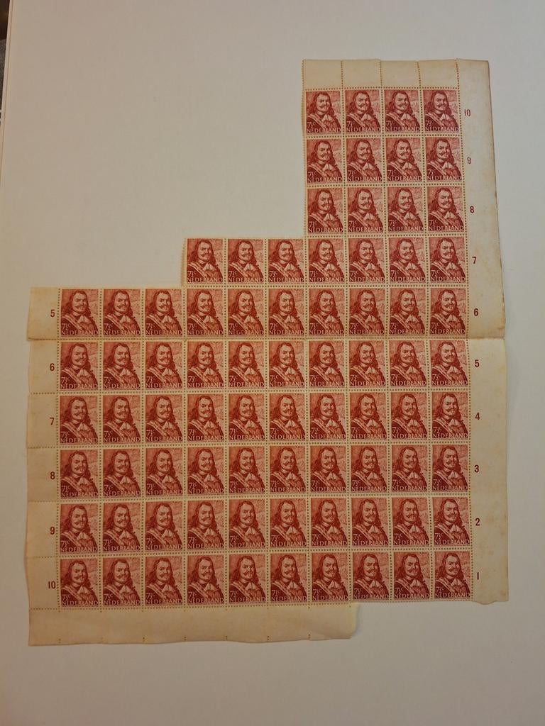 Velj postzegels Nederland, machiel de ruyter, 7,5 ce, Ophalen of Verzenden, Na 1940, Postfris