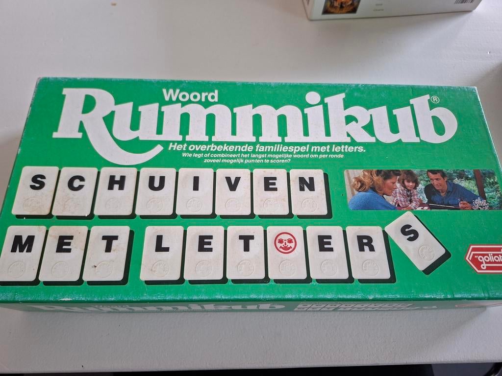 Rummikub Woordspel - Compleet en in goede staat, Drie of vier spelers, Ophalen of Verzenden, Gebruikt, Goliath