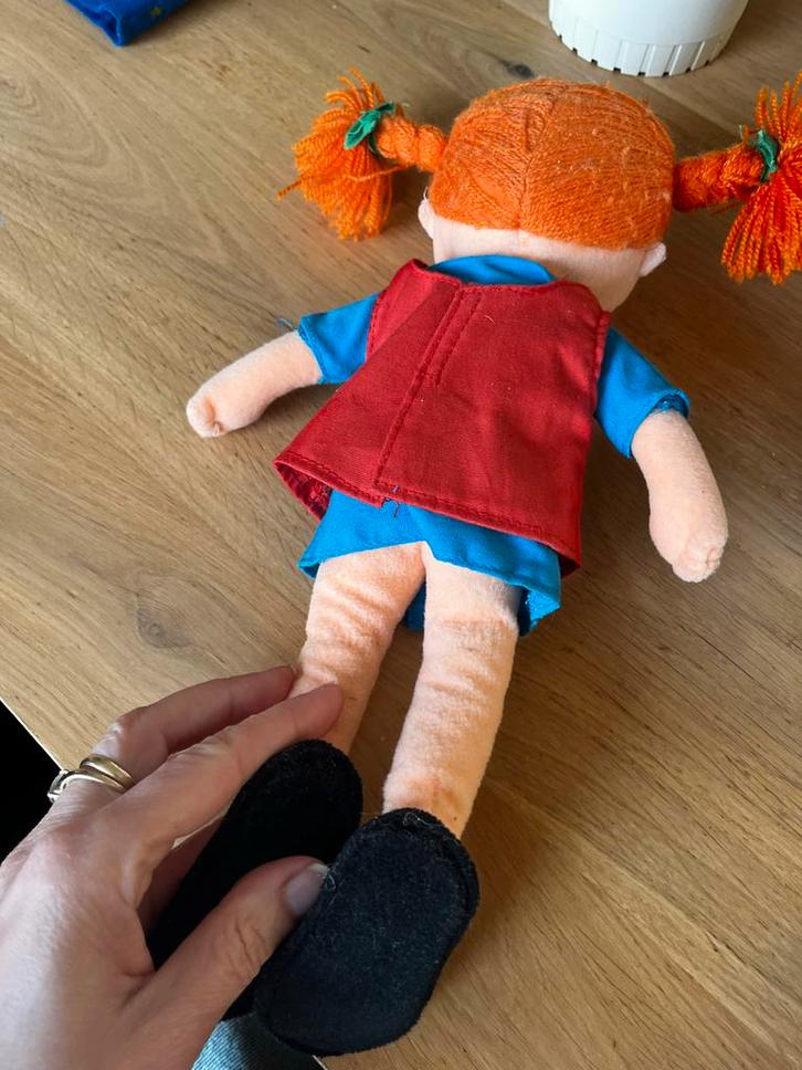 Pippi Langkous knuffelpop, Kinderen en Baby's, Speelgoed | Poppen, Zo goed als nieuw, Overige typen, Ophalen of Verzenden