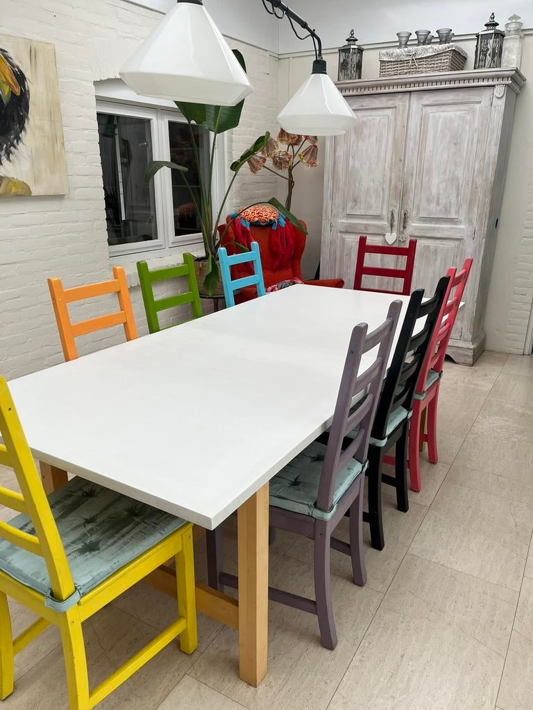 Uitschuiftafel, Ophalen of Verzenden, Rechthoekig, 50 tot 100 cm