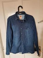 Overhemd/Jack Spijker Levi'S Maat M., Kleding | Heren, Overhemden, Ophalen of Verzenden, Gedragen, Blauw, Halswijdte 41/42 (L)