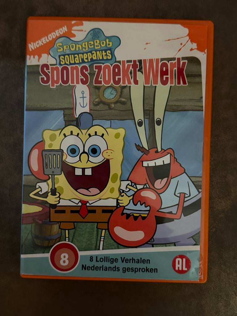 SpongeBob SquarePants: Spons Zoekt Werk (DVD), Cd's en Dvd's, Gebruikt, Ophalen of Verzenden, Komedie, Vanaf 6 jaar
