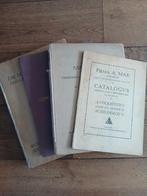 4 stuks antieke veiling catalogi, 1913 tm 1943, Ophalen of Verzenden