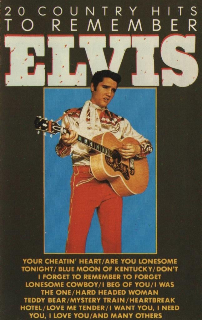 Cassettebandje Elvis Presley - 20 Country Hits To Remember, Cd's en Dvd's, Cassettebandjes, Ophalen of Verzenden, Gebruikt, Country en Western