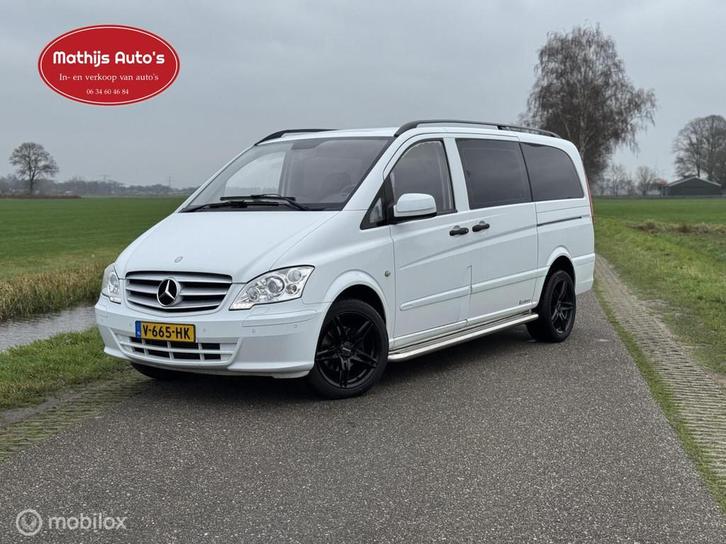 Mercedes Vito Bestel 122 CDI 320 Lang Dubbelcabine Luxe Auto, Auto's, Bestelauto's, Bedrijf, Te koop, ABS, Airconditioning, Alarm