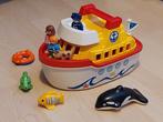 Playmobil 123 Meeneemschip Neptun 6957, compleet, Ophalen of Verzenden, Gebruikt, Complete set