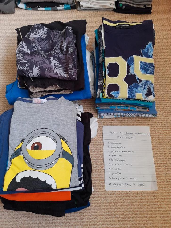 Pakket jongenskleding zomer - mt. 146/152, Kinderen en Baby's, Kinderkleding | Maat 146, Zo goed als nieuw, Jongen, Ophalen of Verzenden