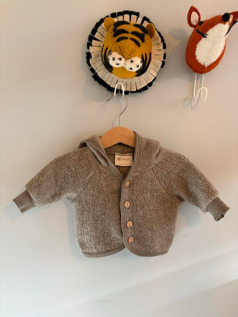 Wollen baby jasje van Engel, maat 50-56, Ophalen of Verzenden, Zo goed als nieuw, Jongetje of Meisje, Jasje