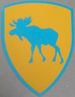 Eland sticker zoals op de. Volvo . Xc90 puv in geel/blauw ., Ophalen of Verzenden, Nieuw