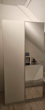 Ikea kast wit met spiegel en lades, Ophalen, Gebruikt, 50 tot 100 cm, 150 tot 200 cm