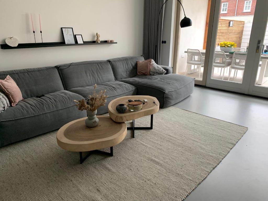 Bank / bankstel, Ophalen, Gebruikt, Vierpersoons of meer, Stof