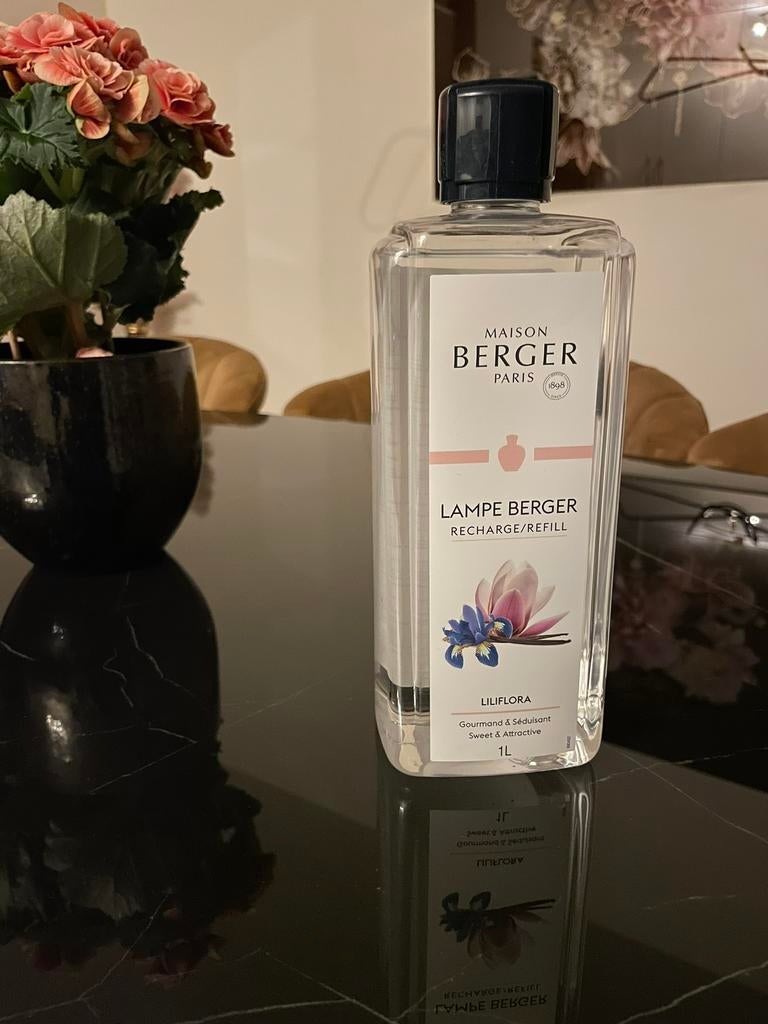 Lampe Berger Liliflora navulling 1 liter - NIEUW, Ophalen of Verzenden, Nieuw