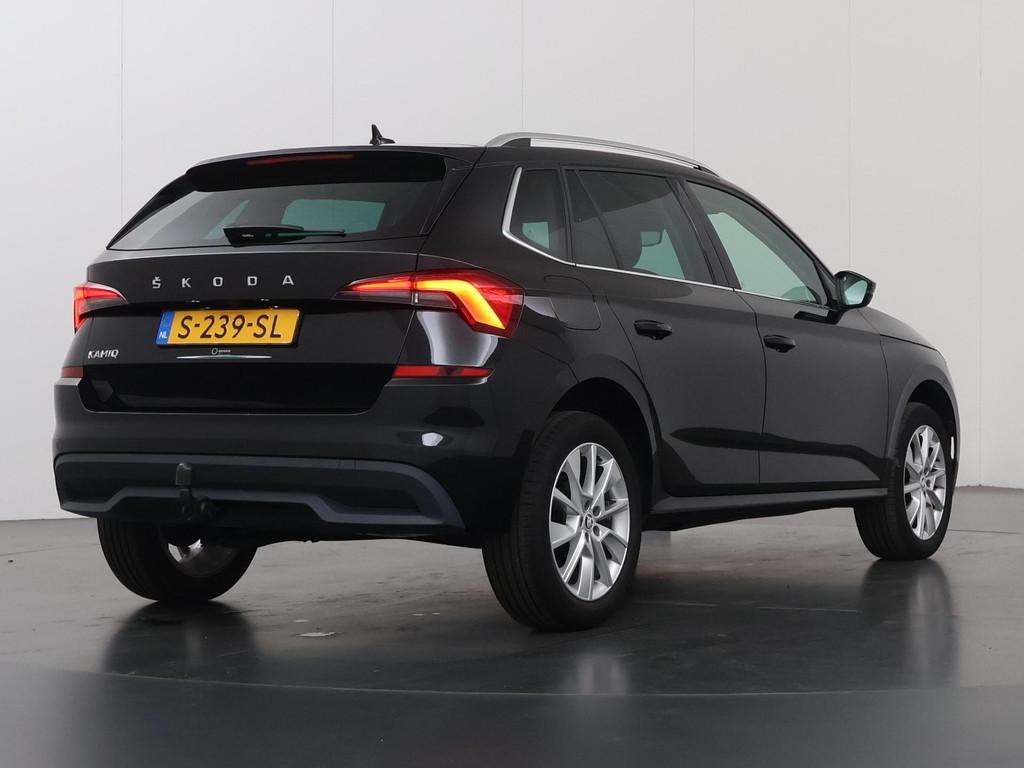 Skoda Kamiq 1.0 TSI Business Edition | Trekhaak | Parkeercam, Auto's, Stof, Gebruikt, 620 kg, Zwart