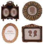 Diverse fotolijstjes antiek look pauw zwart goud barok VdlM, Ophalen of Verzenden, Nieuw