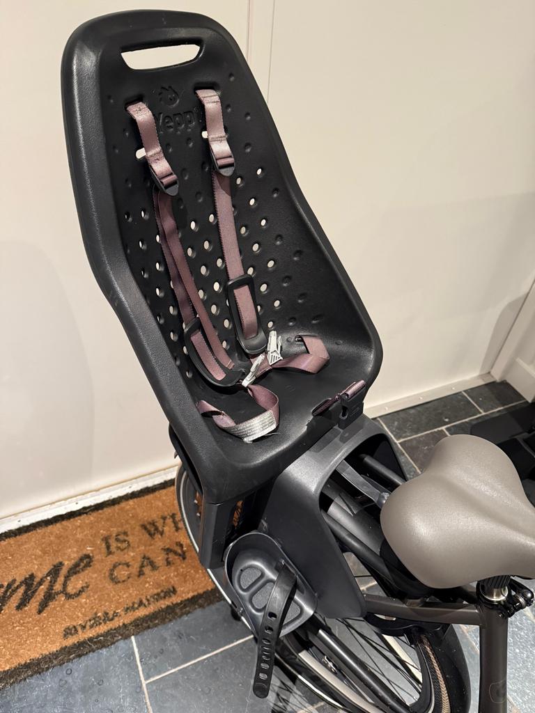 Yepp Achterzitje Fiets - Kinderzitje, Fietsen en Brommers, Fietsaccessoires | Fietsstoeltjes, Ophalen, Achterzitje, 9 t/m 18 kg
