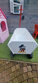 Handgemaakte bolderkar met Mickey Mouse - ideaal voor strand, Ophalen of Verzenden