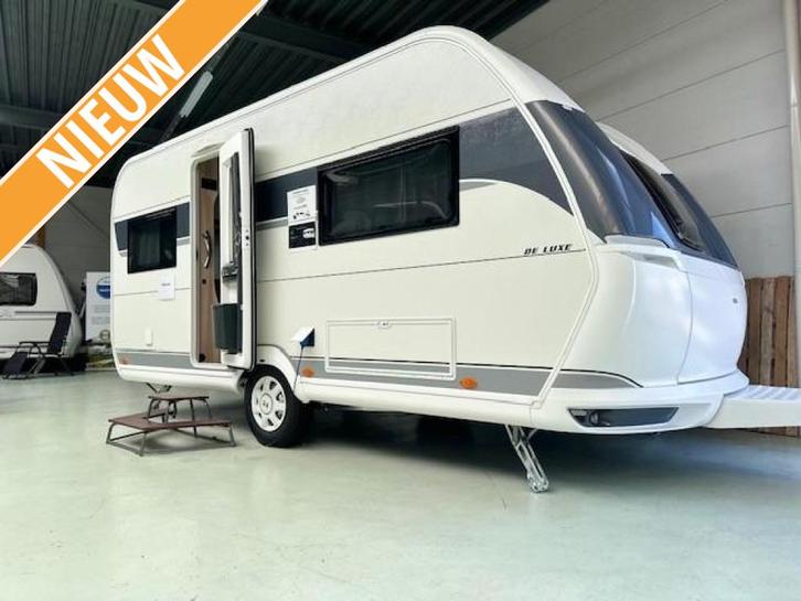 Hobby 460 UFE de Luxe 2026, Caravans en Kamperen, Caravans, Bedrijf, Rondzit, Hobby, Frans bed, Overige typen, Gascomfoor, Hordeur