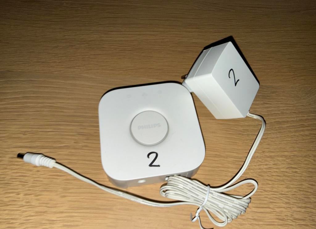 Philips Hue Bridge V2, Huis en Inrichting, Lampen | Overige, Ophalen of Verzenden, Gebruikt