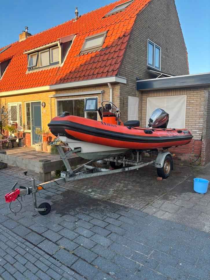 Valiant rib boot 30 pk vaarklaar, Watersport en Boten, Rubberboten, Gebruikt, Overige merken, Overige materialen, Minder dan 70 pk