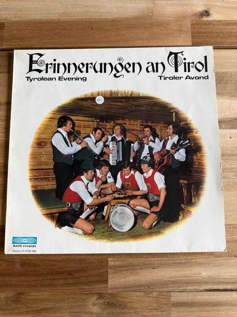 Erinnerungen an Tirol - Tyrolean Evening LP, Cd's en Dvd's, Ophalen of Verzenden, 1970 - 1979, Gebruikt, 12 inch