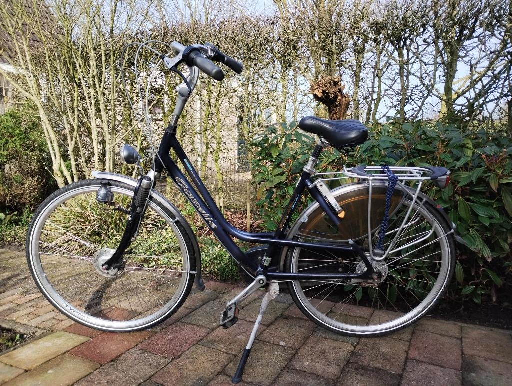 Dames fiets, Fietsen en Brommers, Fietsen | Dames | Damesfietsen, Ophalen, Versnellingen, Gazelle, 53 tot 56 cm