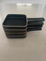4 x Gusta ovenschaal Paddle 25x14,5 zwart, Ophalen of Verzenden, Nieuw, Overige stijlen, Schaal of Schalen