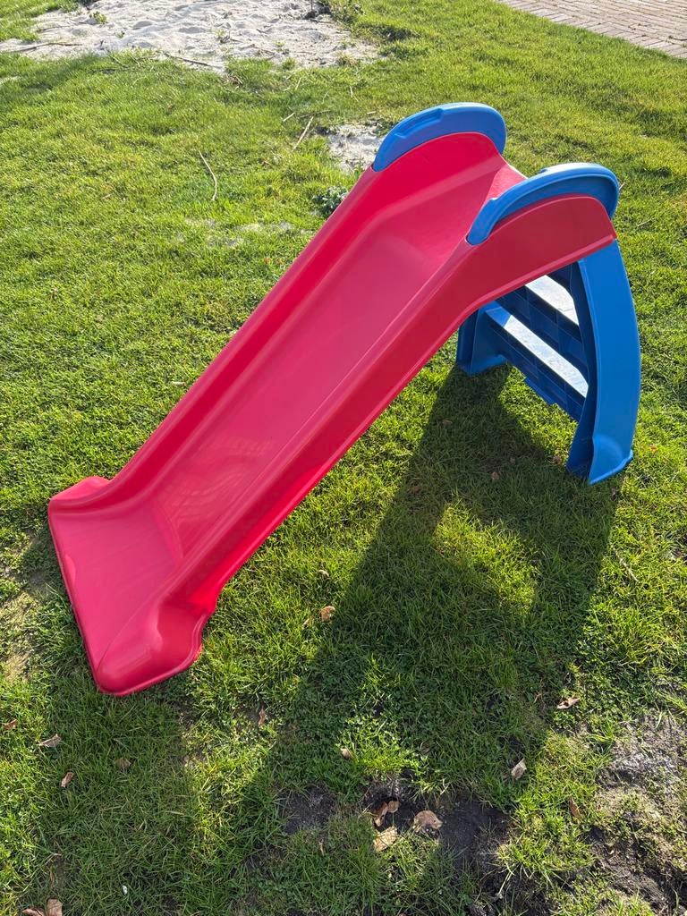 Little Tikes glijbaan rood en blauw, Ophalen, Zo goed als nieuw