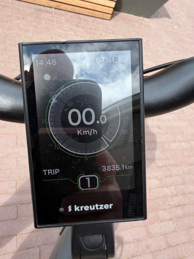 Van Dijck Kalli E-bike - Bafang M420, 522Wh accu, 56cm, Zo goed als nieuw, 50 km per accu of meer, 55 tot 59 cm, Ophalen