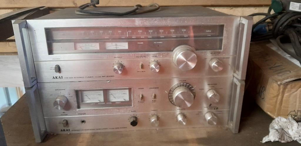 AKAI Stereo Tuner en Amplifier, Audio, Tv en Foto, Versterkers en Receivers, Ophalen, Minder dan 60 watt, Overige merken