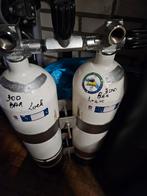2x 7 liter duikflessen 300 bar - Nog goed in keur, Ophalen of Verzenden, Gebruikt, Duikfles