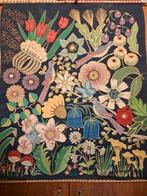 Textiel kunst flora vintage, Hobby en Vrije tijd, Denksport en Puzzels, Ophalen of Verzenden, Minder dan 500 stukjes