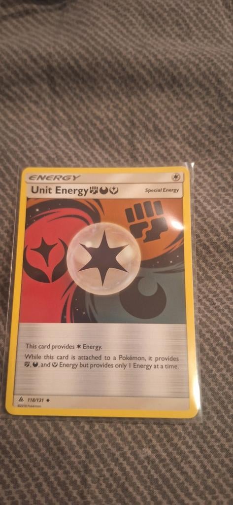 Pokémon Unit Energy kaart 118/131, Ophalen of Verzenden