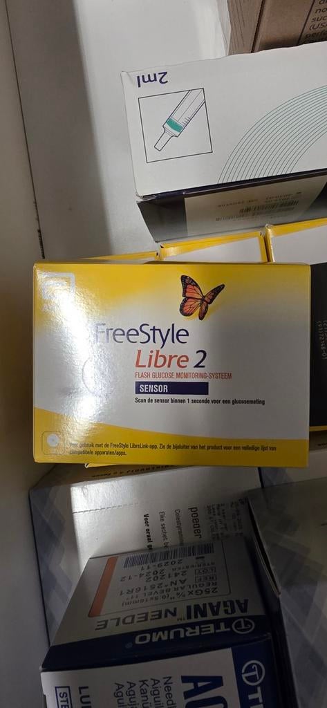 Freestyle libre 2 sensor, Diversen, Verpleegmiddelen, Ophalen of Verzenden, Nieuw