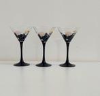 3 Vintage Luminarc Domino Anaïs martini-cocktail glazen, Eu, Eu, Overige typen, Ophalen of Verzenden