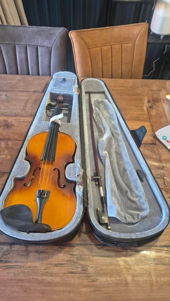 MPM Instruments Viool met Koffer en Strijkstok, Ophalen of Verzenden, 4/4-viool, Met koffer