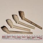 4 bodemvondsten goudse pijpen, Antiek en Kunst, Ophalen of Verzenden