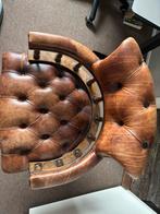 Kapiteinsstoel / Bureaustoel, Ophalen, Gebruikt, Bruin, Bureaustoel