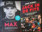 2 x F1 boek, Max Verstappen, Jack Plooij, Boeken, Sport, Ophalen of Verzenden, Zo goed als nieuw