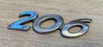 peugeot  206 embleem, Verzamelen, Ophalen of Verzenden, Gebruikt, Auto's