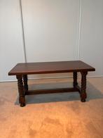 Houten bijzet tafel, Huis en Inrichting, Tafels | Bijzettafels, Ophalen, Rechthoekig, Minder dan 55 cm