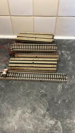 Grote lot modelspoor Marklin, rails, huisjes, travo etc., Wisselstroom, Gebruikt, Rails, Ophalen of Verzenden