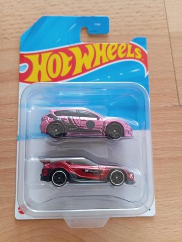 Hot Wheels 2 Pack Subaru WRX STI & Toyota GR Supra beschikbaar voor biedingen