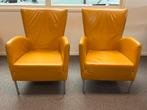 Leren stoelen x2, Huis en Inrichting, Stoelen, Ophalen, Twee, Overige kleuren, Leer