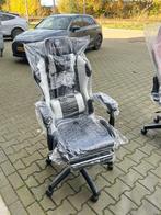 Nieuw-Gamestoel-Zwart/Wit-Rose, Huis en Inrichting, Ophalen, Gaming bureaustoel, Zwart, Nieuw